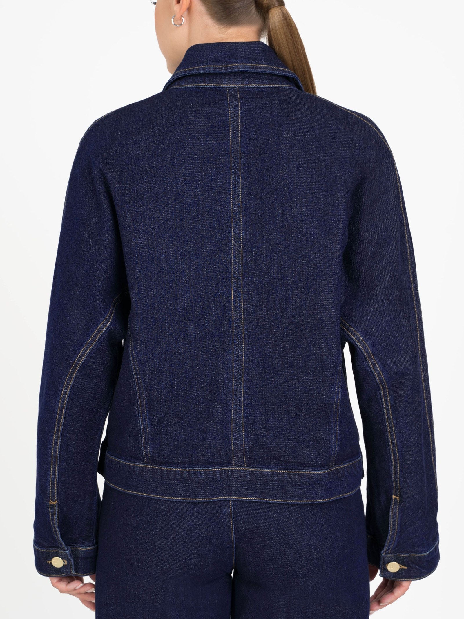 Single-Breasted Denim Jacket — 4