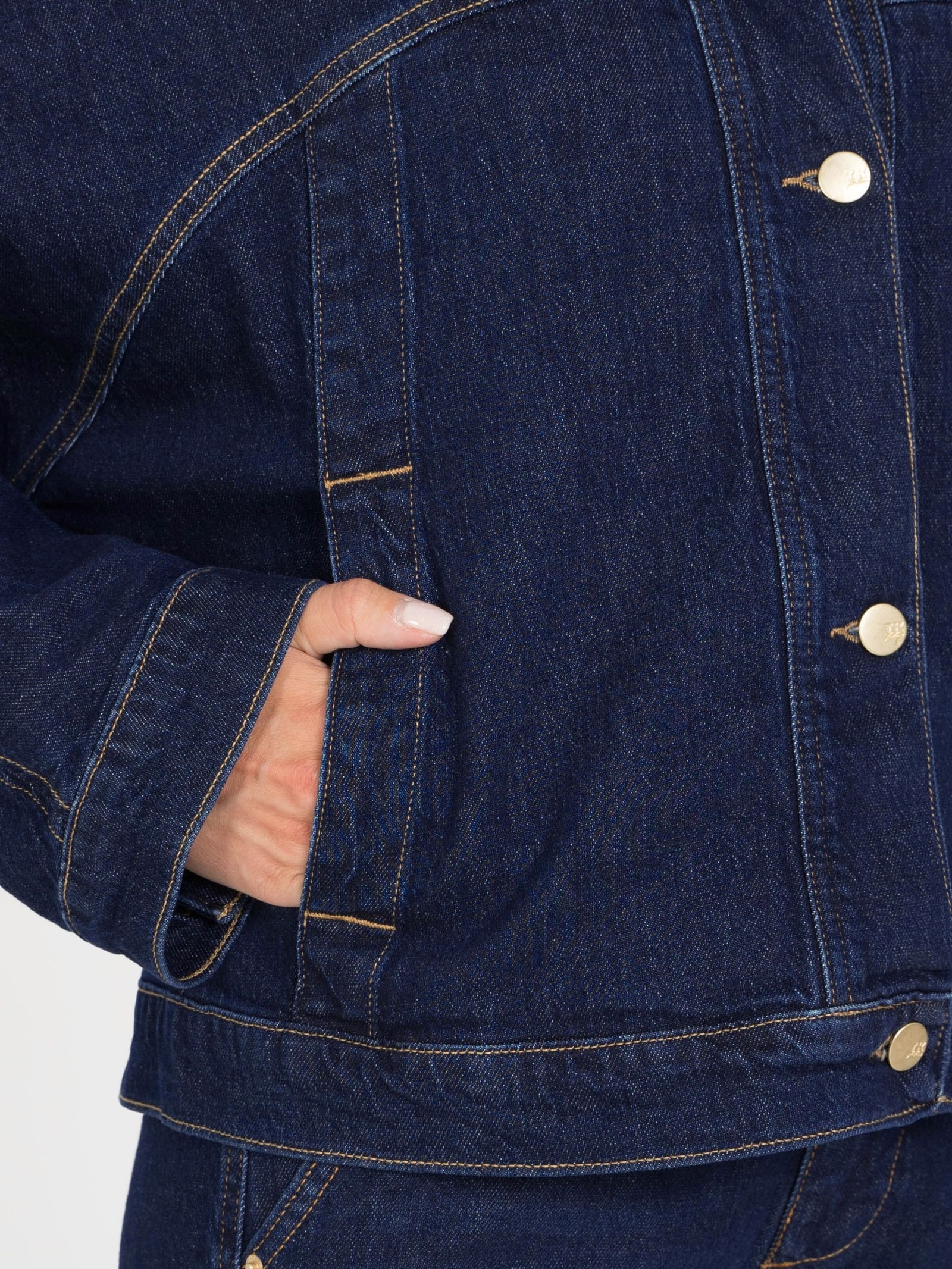 Single-Breasted Denim Jacket — 5